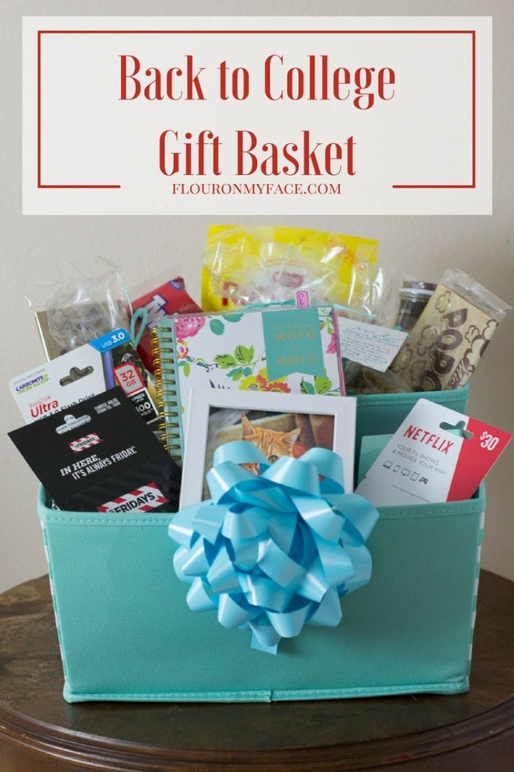 DIY Back to College Gift Basket - Flour On My Face