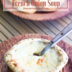 Crock Pot French Onions Soup recipe via flouronmyface.com