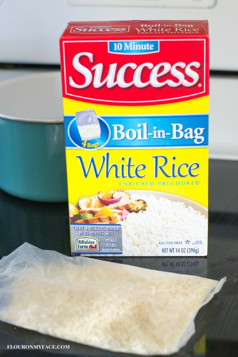 Easy Fresh Spring Roll recipe using Success Boil in a Bag White Rice via flouronmyface.com