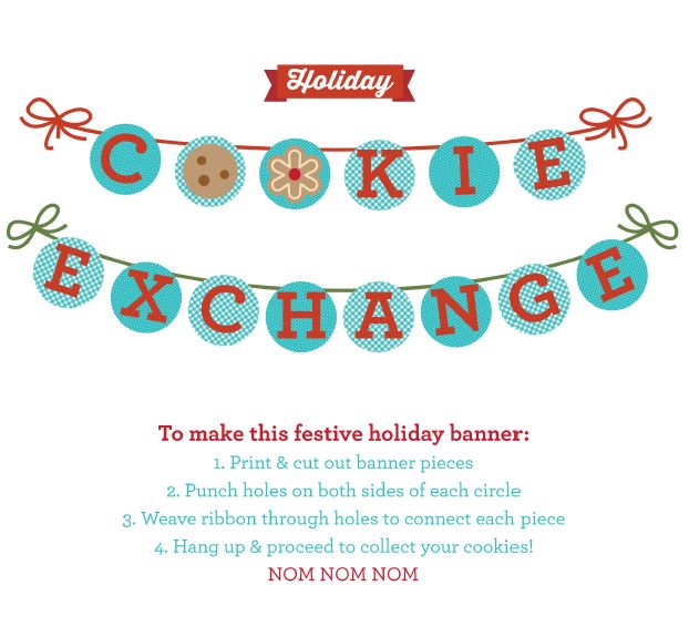 christmas cookie exchange clipart