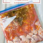 Freezer Meals-Southwestern Pork Stew