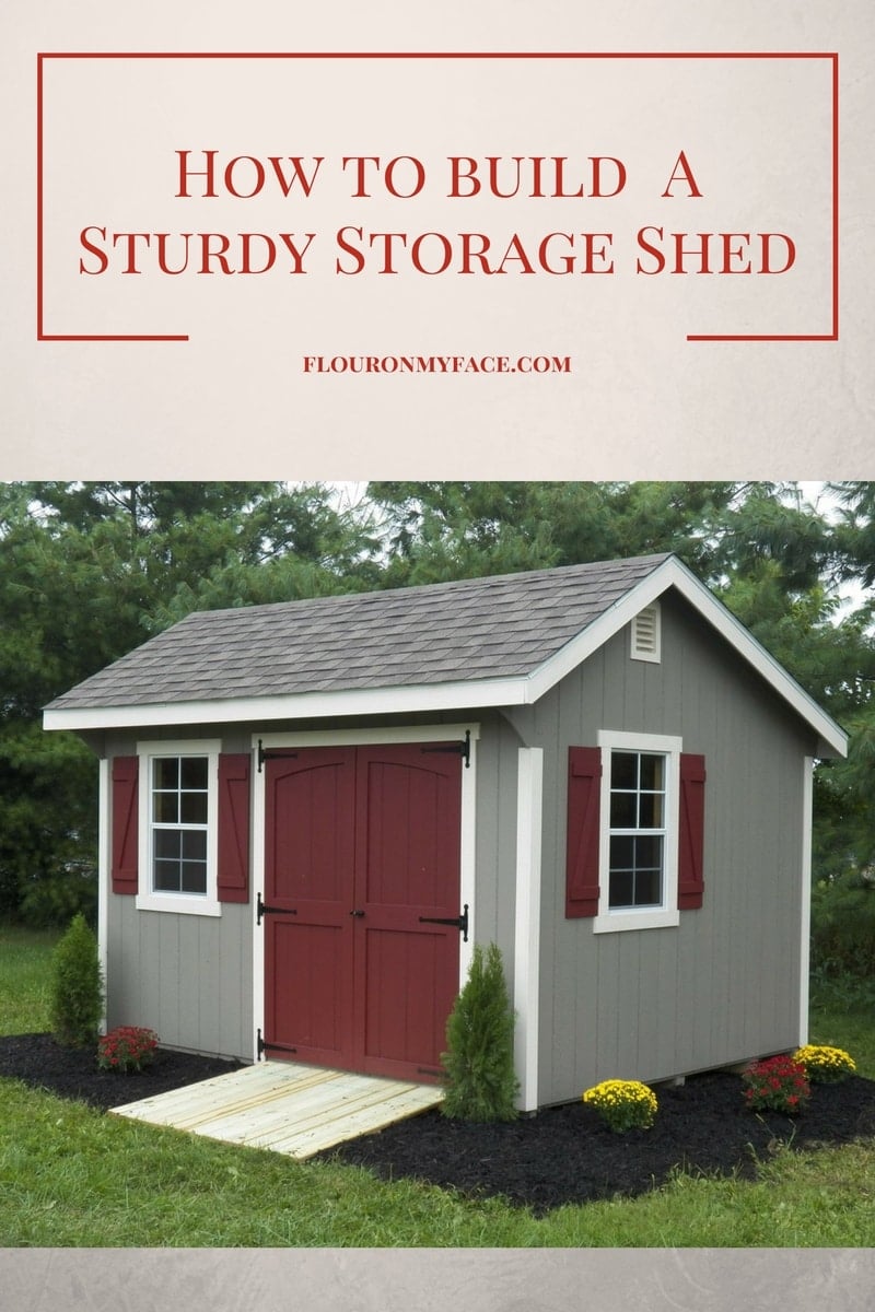 free gable shed plans how to build diy by