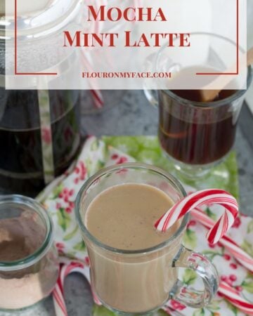 Mocha Mint Latte recipe made with New England Mocha Mint coffee blend via flouronmyface.com #ad #YouAreExtraordinary #NewEnglandCoffee