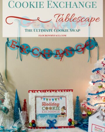 Cookie Exchange Tablescape via flouronmyface.com
