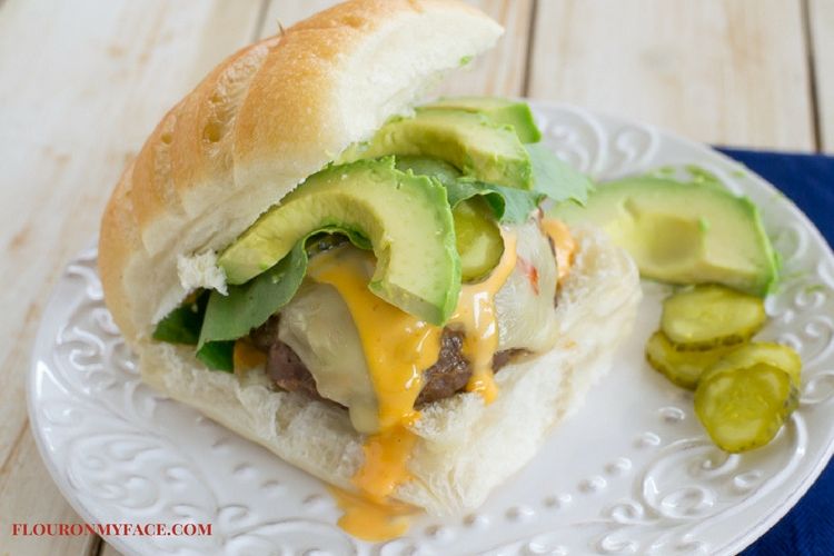 Stuffed Burgers FoodSaver recipe via flouronmyface.com