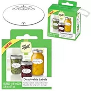 Ball Dissolvable Canning Jar Labels