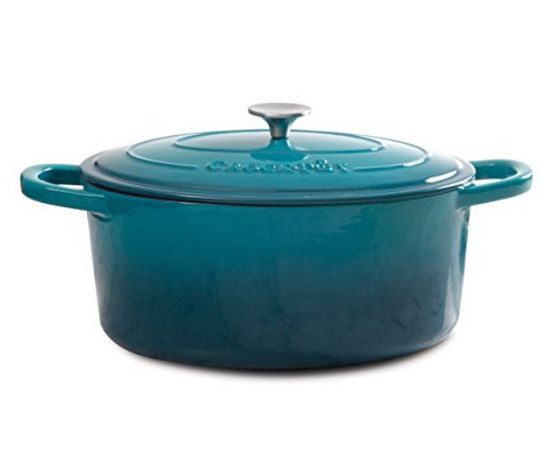 Crock-pot Artisan 7 qt. Non-Stick Cast Iron Oval Dutch Oven & Reviews