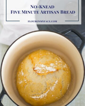 No-Knead Five Minute Artisan Bread at home