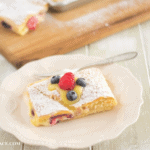 Cream Cheese and lemon curd filled crescent bars dessert recipe via flouronmyface.com #ad