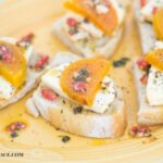 Roasted Golden Beets with Marinated Mozzarella via flouronmyface.com
