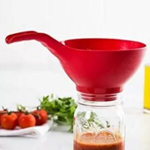 wide mouth canning funnel-red