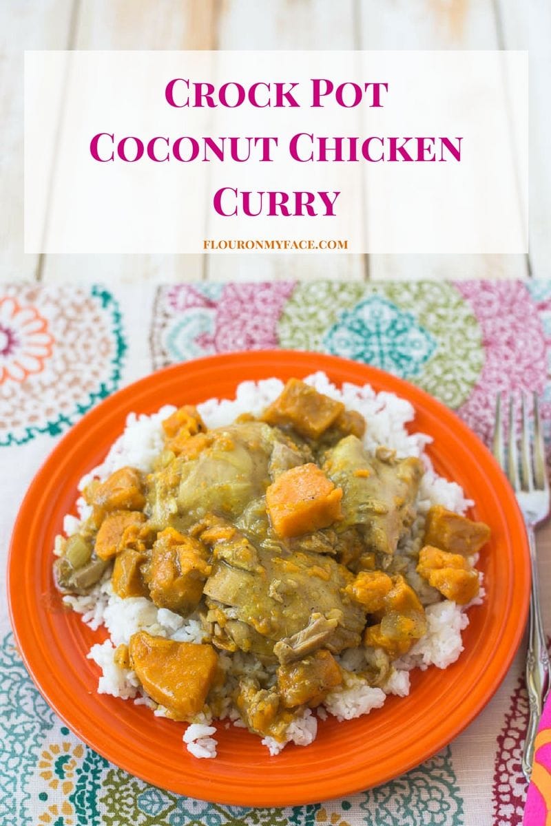 Crock Pot Chicken Curry made with coconut milk recipe