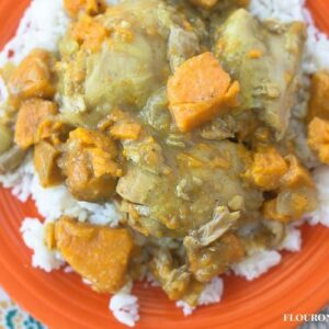Crock Pot Chicken Curry recipe with sweet potatoes