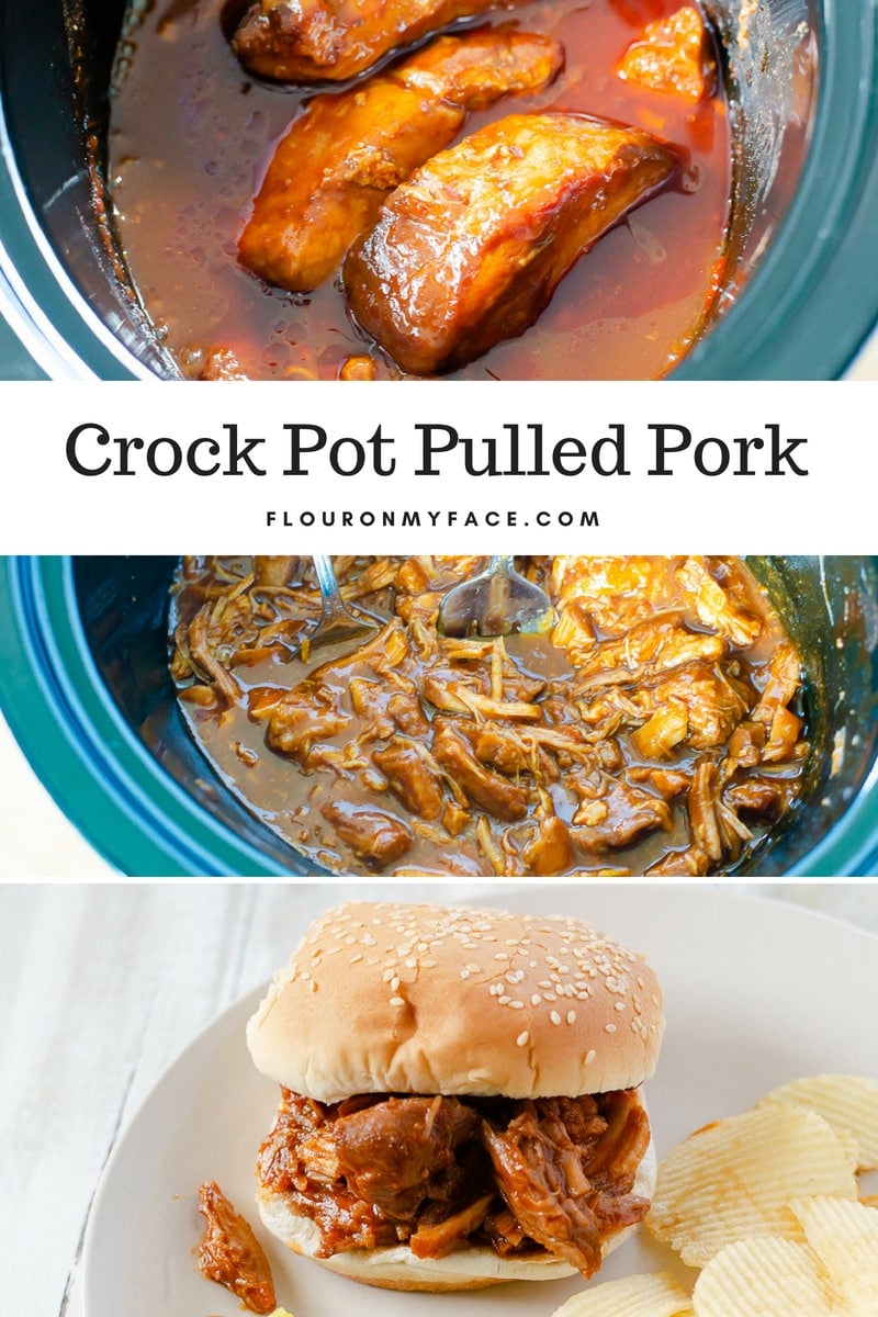 Step by step directions to make this easy family Crock Pot Pulled Pork Sandwich recipe