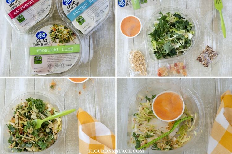 Eat Smart clean eating salads are packaged in the perfect to go container with everything to need to enjoy all packaged together. 