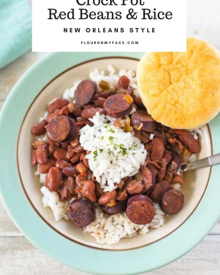 New Orleans Style Crock Pot Red Beans Rice