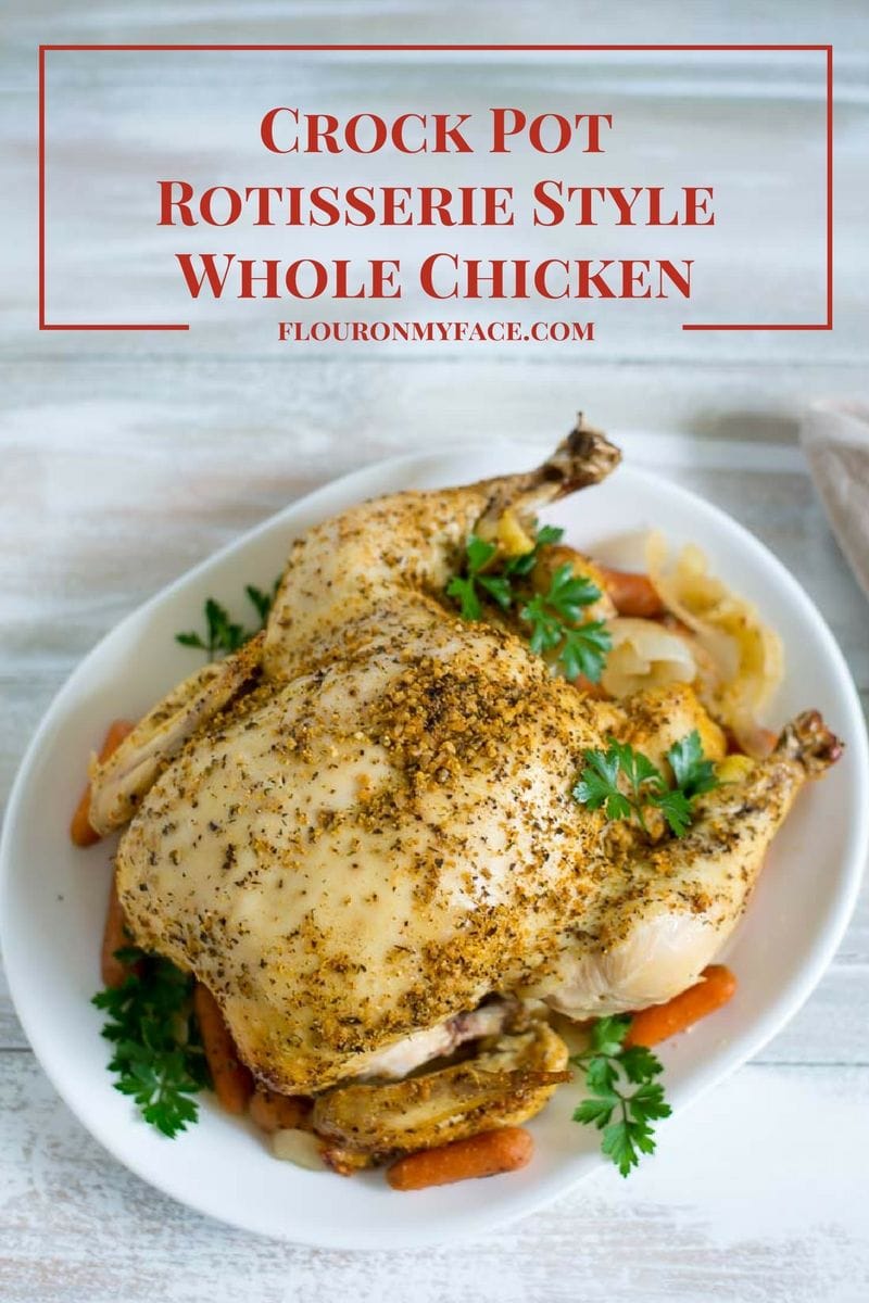 CrockPot Rotisserie-Style Chicken Recipe - A Year of Slow Cooking