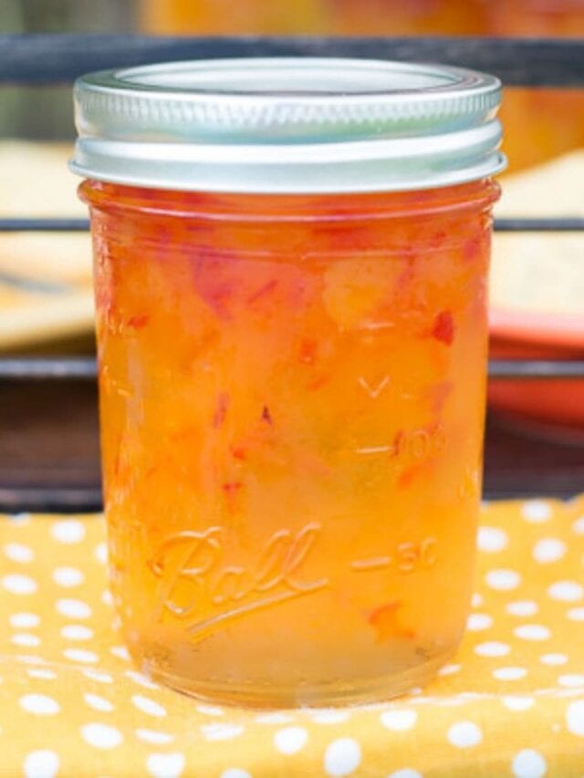 Habanero Apricot Jelly Sweet and Spicy Flour On My Face