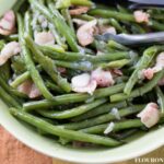 Instant Pot Green Beans recipe will make your holiday meal planning so easy. Not only are these southern style green beans delicious but they only take 5 minutes to pressure cook.