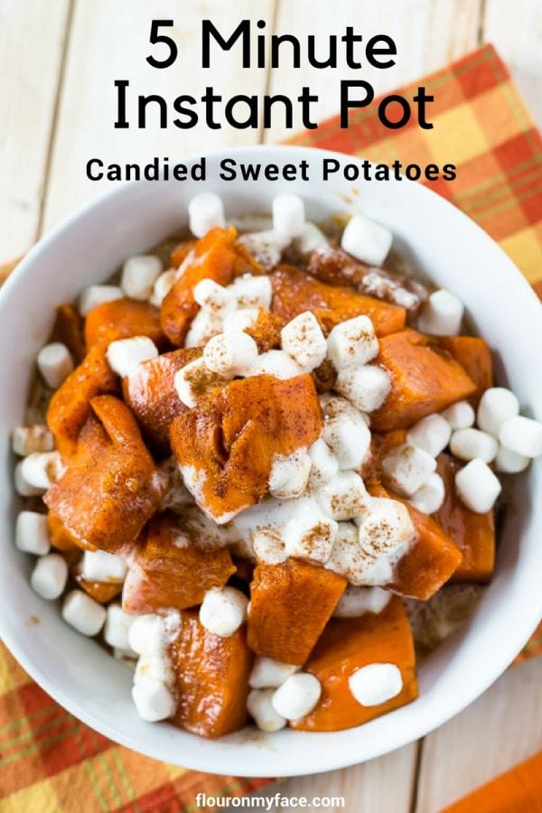 Instant Pot Candied Sweet Potatoes - Flour On My Face