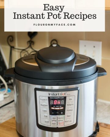 Easy Instant Pot Recipes from Flour On My Face