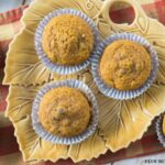 #ad Moist Pumpkin Cranberry Muffins made with less sugar added #Splenda #SplendaSweetie #SplendaSweetSwaps