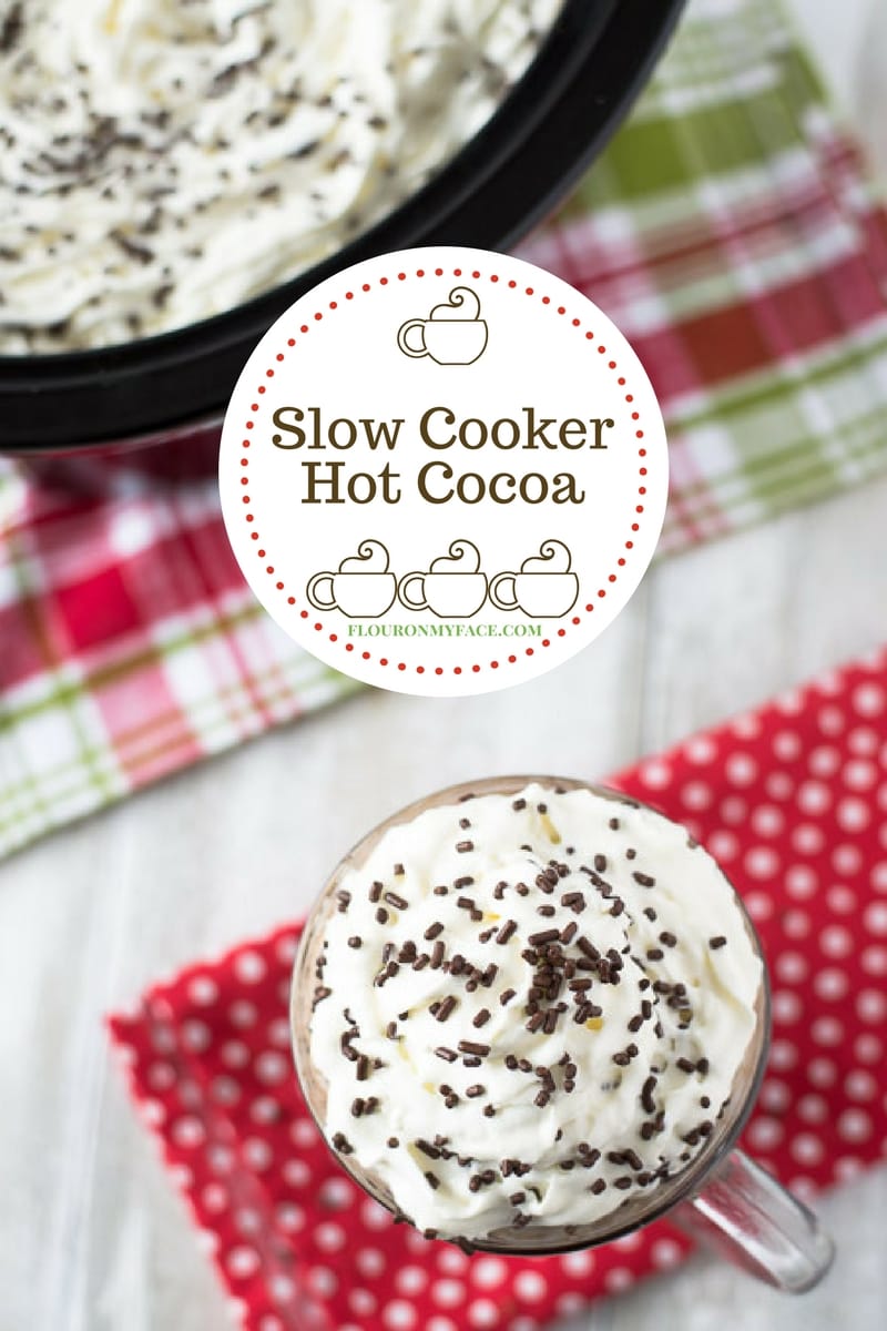 Creamy Slow Cooker Hot Chocolate - Goodie Godmother