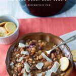 Crock Pot 15 Bean Soup recipe made with no soak Hurst beans