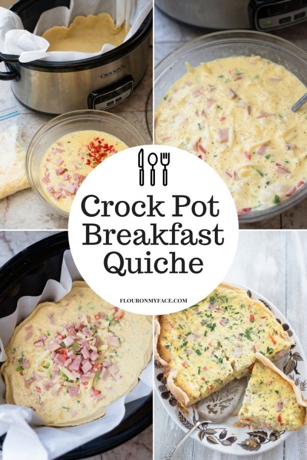 Fluffy Egg Crock Pot Breakfast Quiche Recipe - Flour On My Face