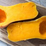 Instant Pot Butternut Squase that is firm and can be cubed to use in your favorite butternut squash recipes.