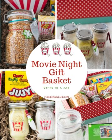 Movie Night Gift Basket Gifts in a Jar Ideas