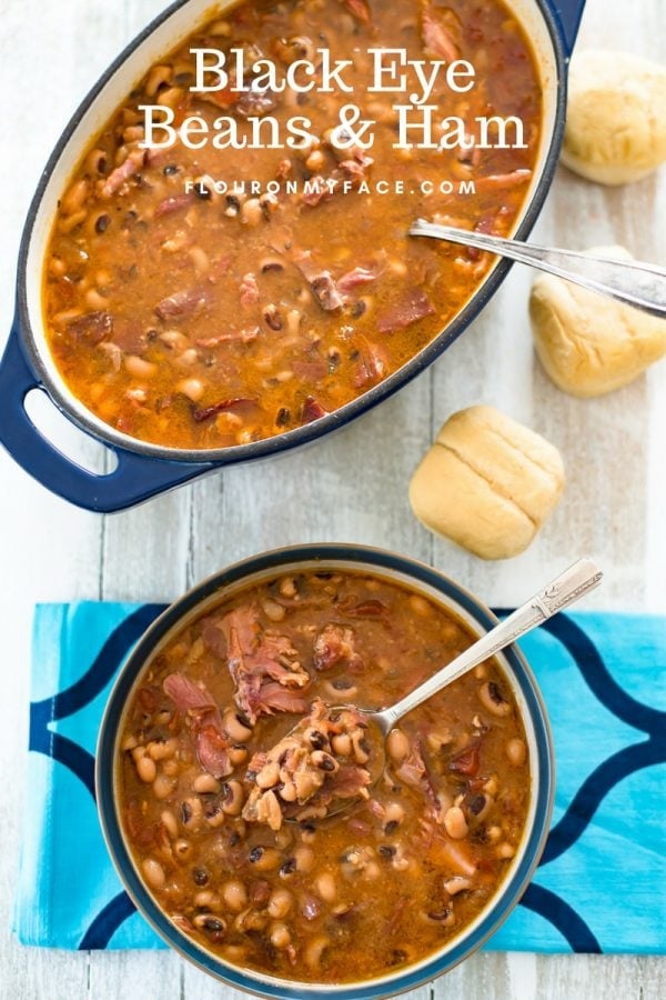 Crock Pot Black Eyed Beans - Flour On My Face