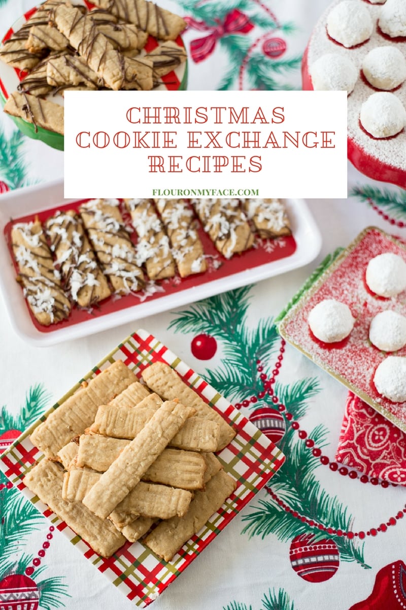 Christmas Cookie Exchange recipes from flouronmyface.com