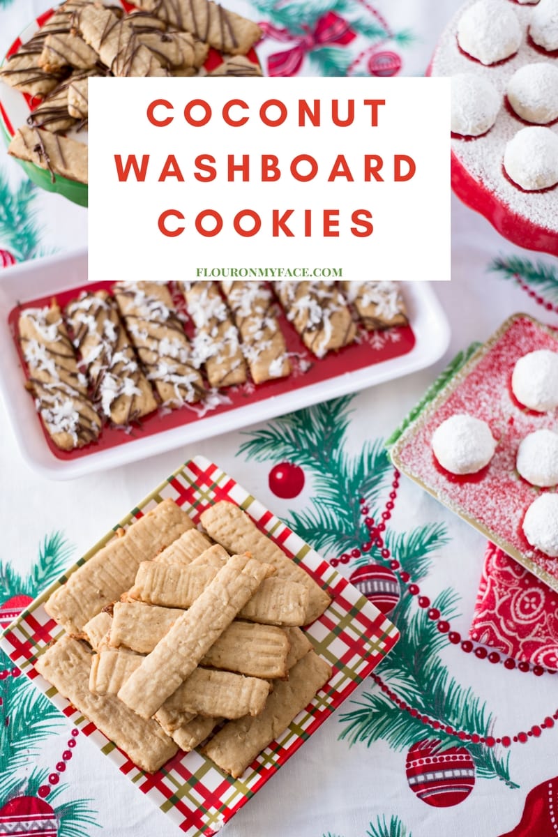 Old Fashion Coconut Washboard Cookies are one of those nostalgic Christmas recipes from our childhood and are a perfect Christmas Cookie Exchange recipe.