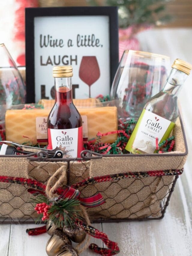 DIY Wine Gift Basket
