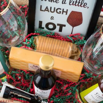 DIY Wine Gift Basket Ideas - Flour On My Face