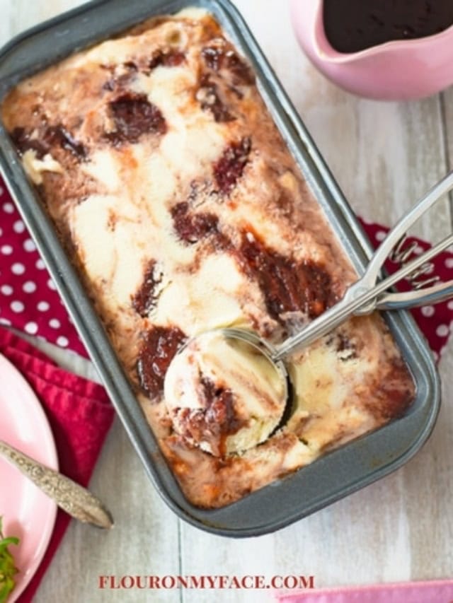 Sweet And Tart Strawberry Balsamic Ice Cream