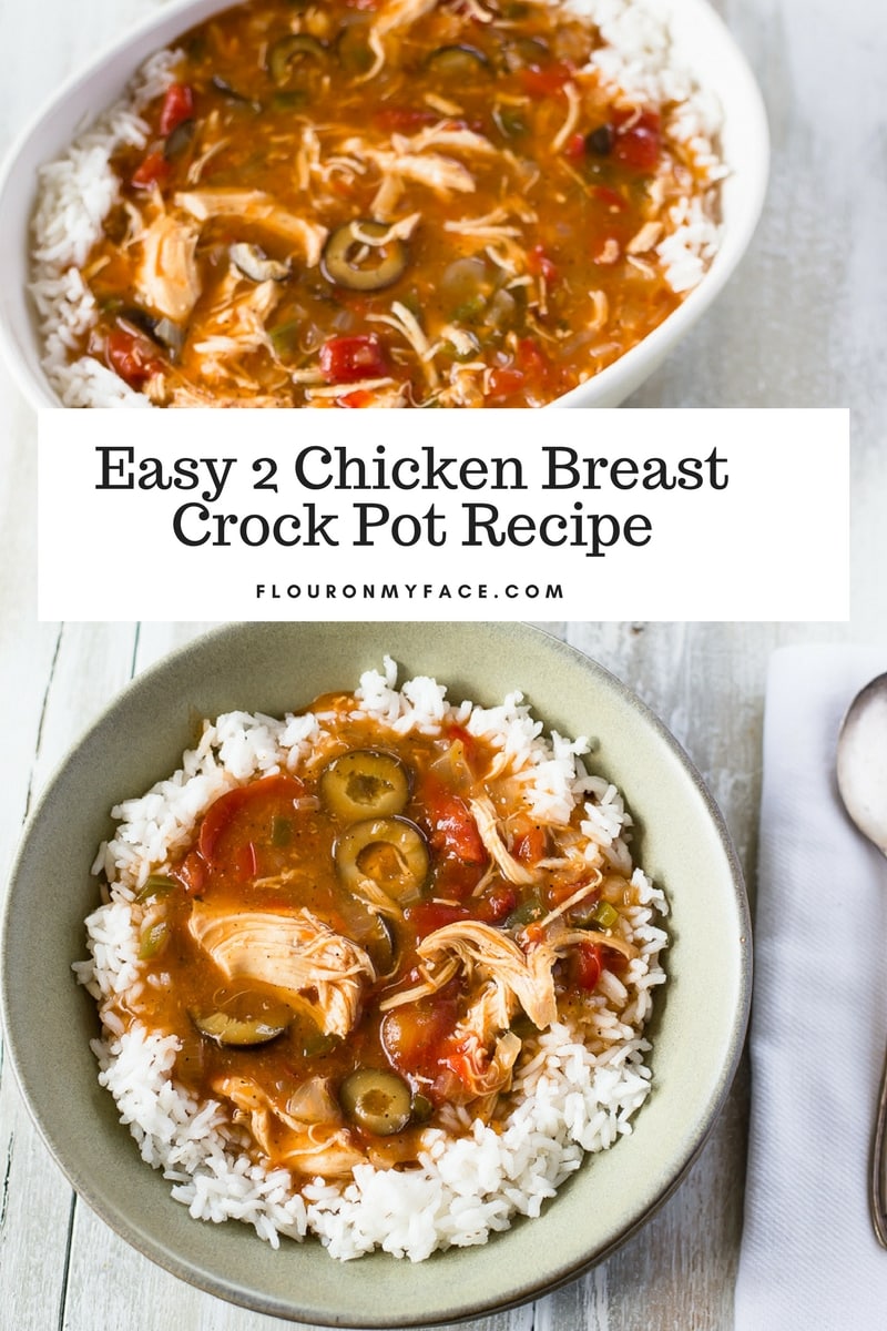 Easy 2 chicken breast crock pot recipe