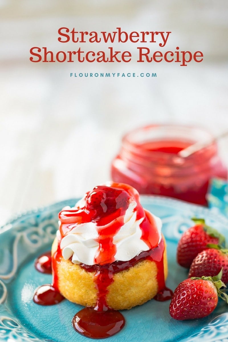 Strawberry Shortcake recipe using homemade strawberry pie filling