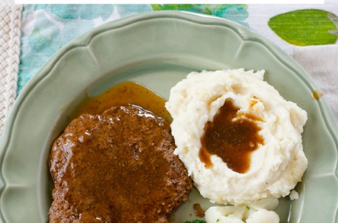 Comfort food Crock Pot Cube Steak with gravy recipe