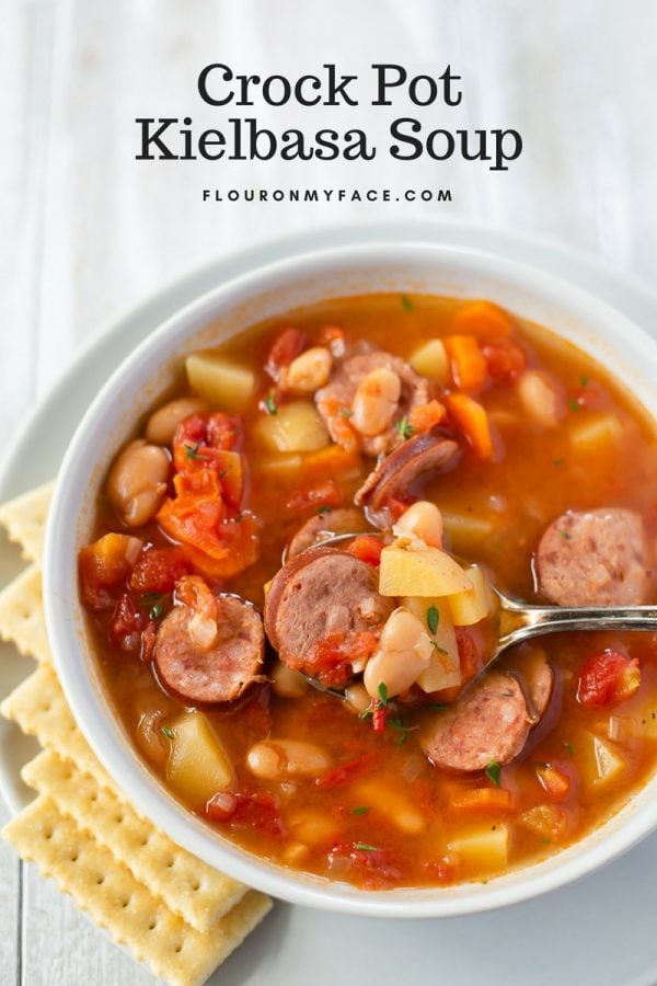 Crock Pot Kielbasa Soup Recipe - Flour On My Face