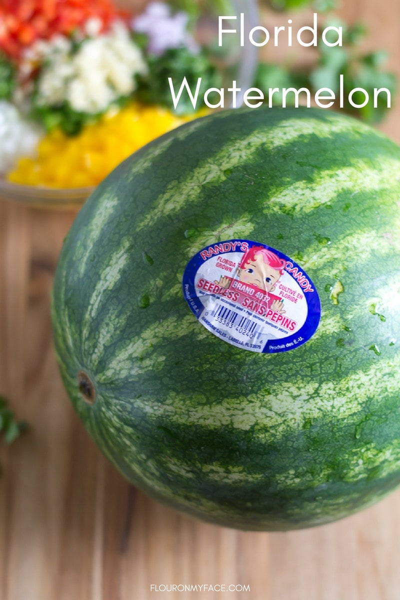 Florida watermelon is in season for April. 