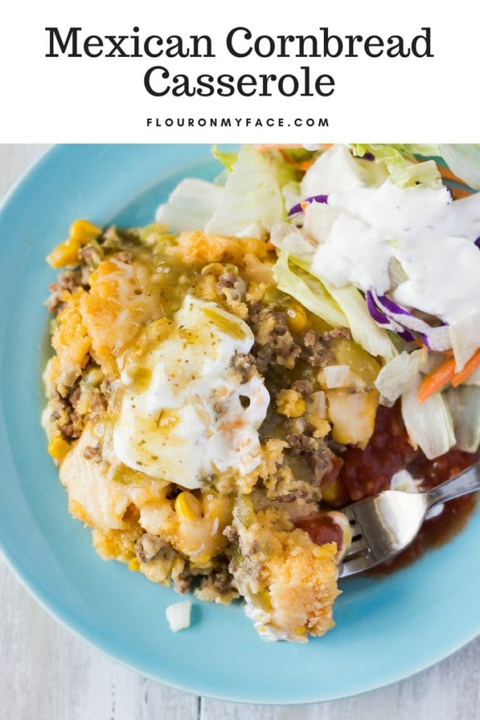 Crock Pot Mexican Cornbread Casserole - Flour On My Face