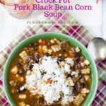 Crock Pot Pork Black Bean Corn Soup