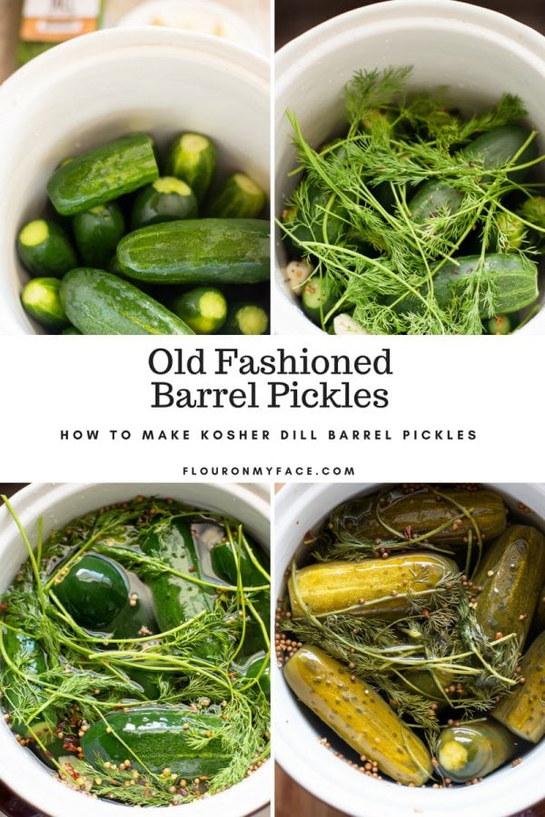 How To Make Kosher Dill Barrel Pickles Flour On My Face