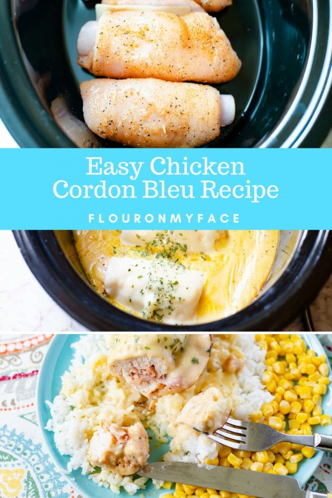 Crock Pot Chicken Cordon Bleu - Flour On My Face