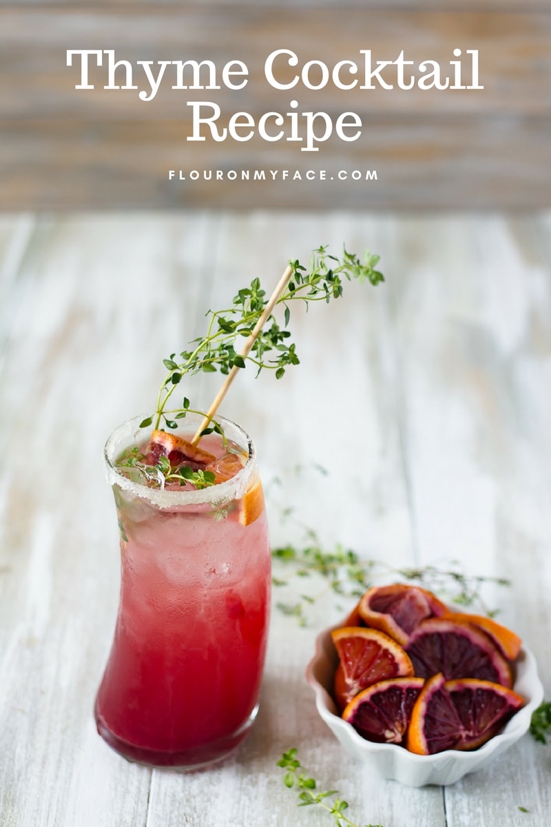 Thyme Herbal Cocktail Recipe