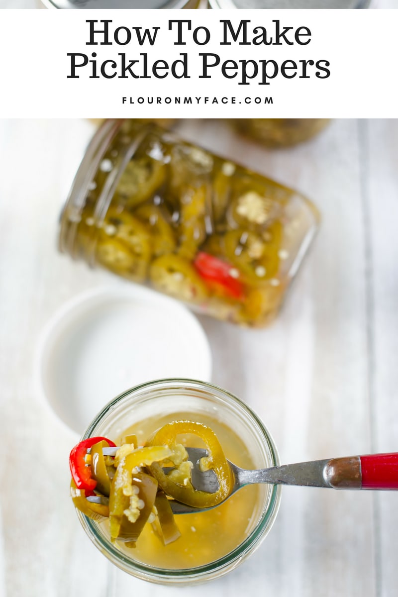 How To Make Pickled Jalapeno Peppers or any pickled pepper canning recipe.