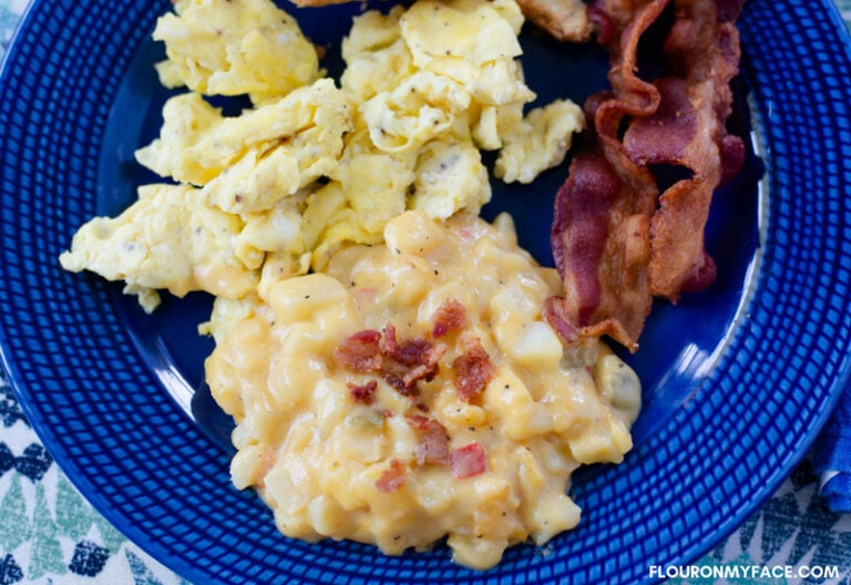 Crock Pot Cheesy Hash Brown Potatoes Are So Easy - Flour On My Face