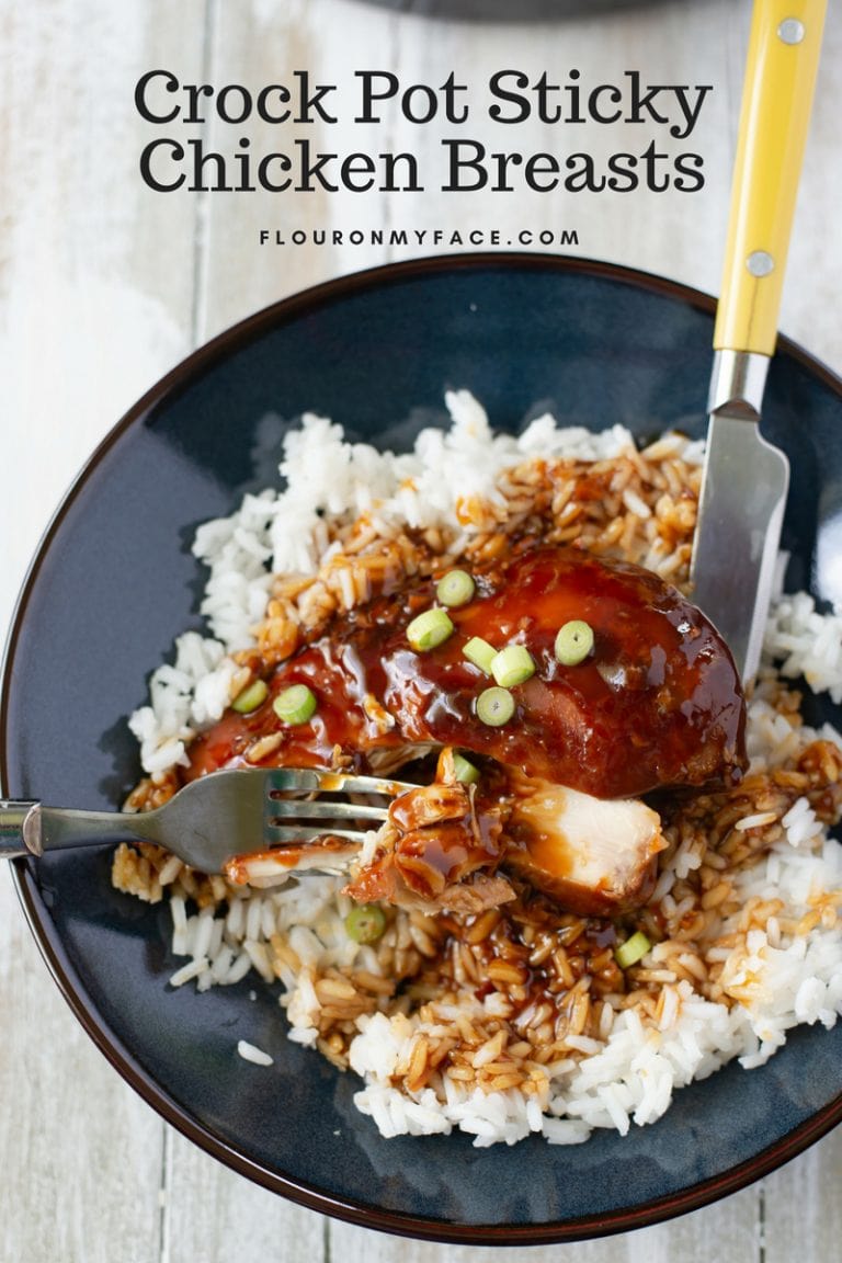 Crock Pot Honey Garlic Chicken Breasts - Flour On My Face